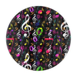 Tabla De Cortar Diseño de patrones de símbolos musicales