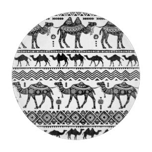 Tabla De Cortar Diseño de patrones sin soldadura de camellos decor