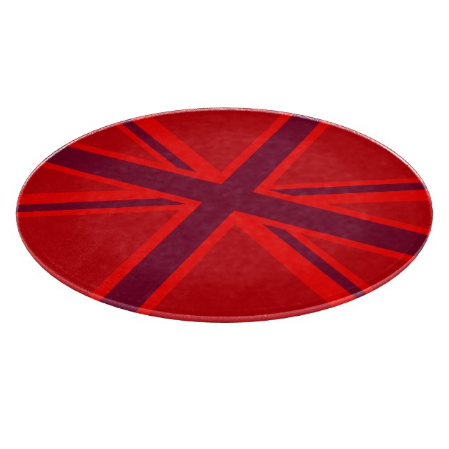 Tabla De Cortar Diseño de Red Accent Union Jack (Borde)