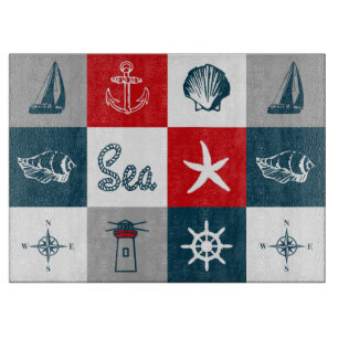 Tabla De Cortar Diseño de temática náutica