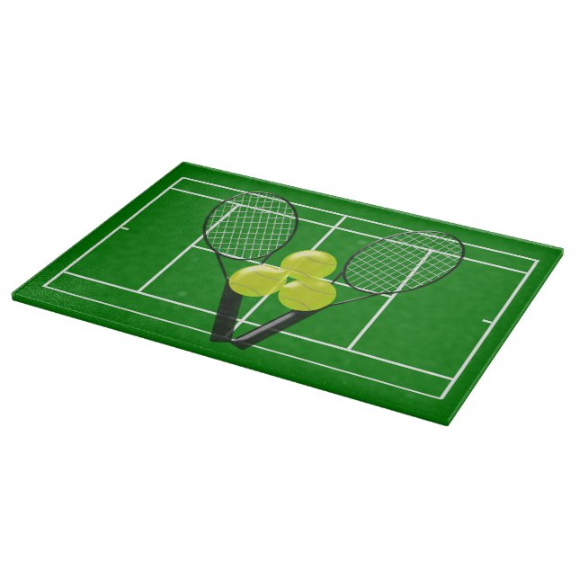 Tabla De Cortar Diseño de tenis (Borde)