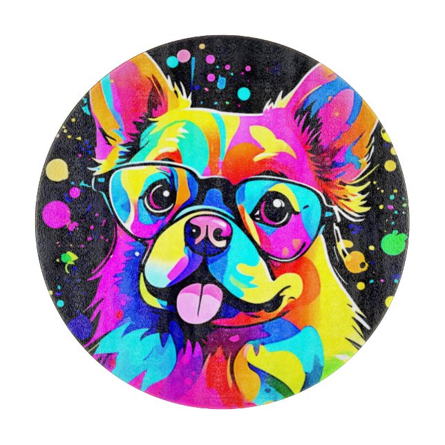 Tabla De Cortar Diseño de Vibes de Canina Vivid (Anverso)