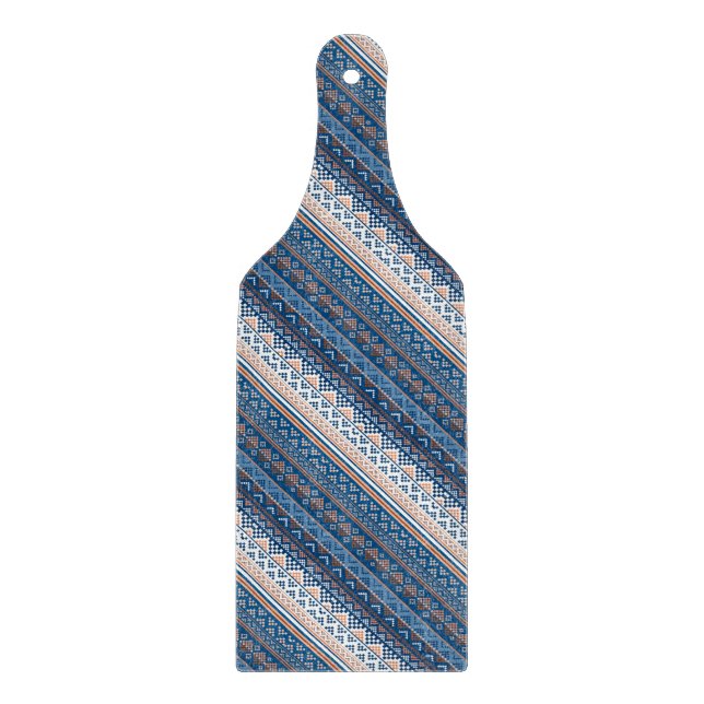 Tabla De Cortar Diseño decorativo de estampados ucranianos (Anverso)