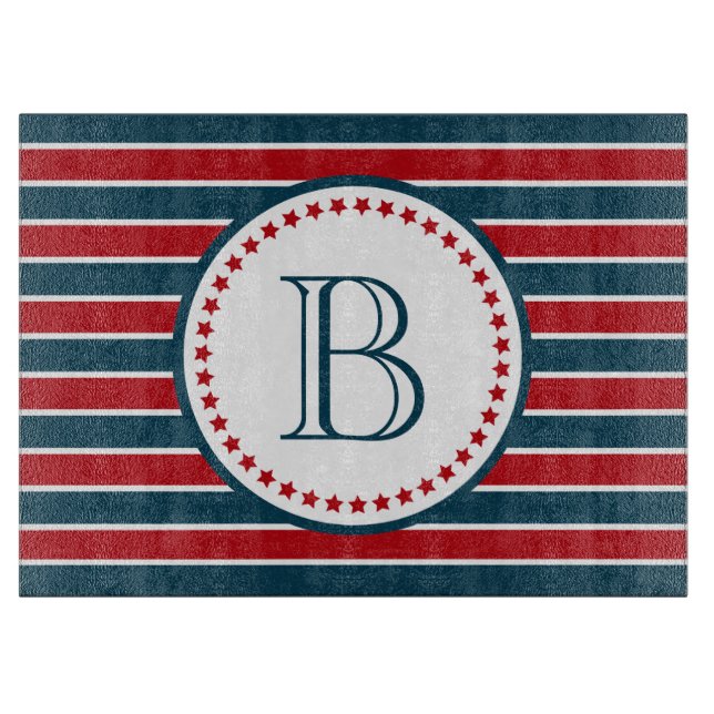 Tabla De Cortar Diseño del monograma (Anverso)