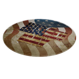 Tabla De Cortar Diseño del Viejo 4 de Julio Día de la Independenci