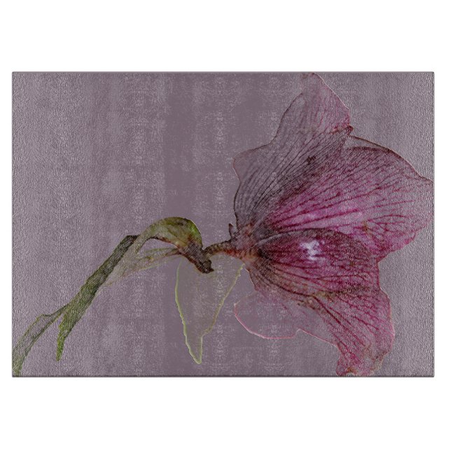 Tabla De Cortar Diseño elegante de flores (Anverso)