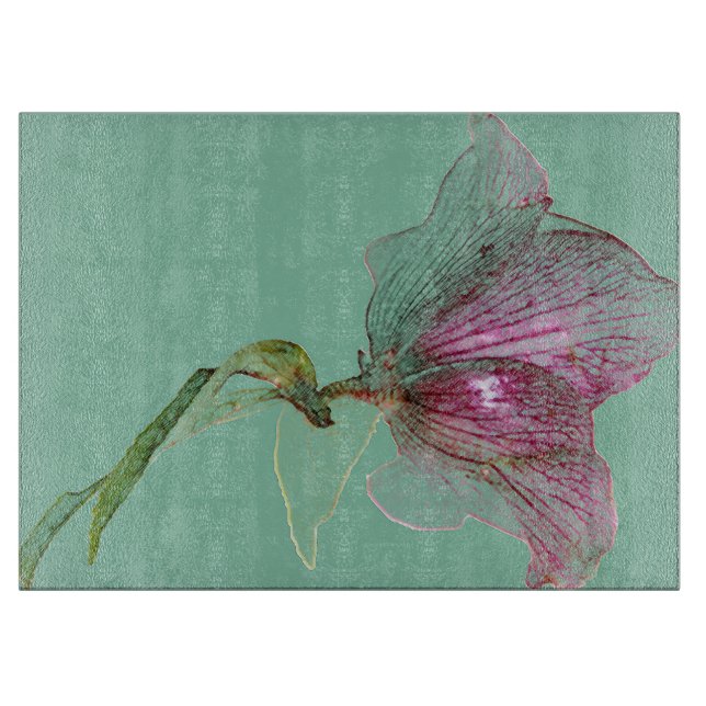Tabla De Cortar Diseño elegante de flores (Anverso)