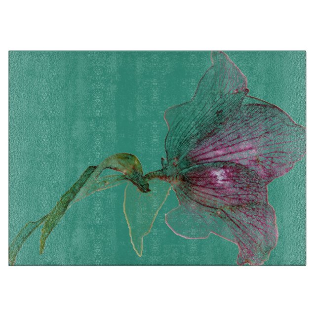 Tabla De Cortar Diseño elegante de flores (Anverso)