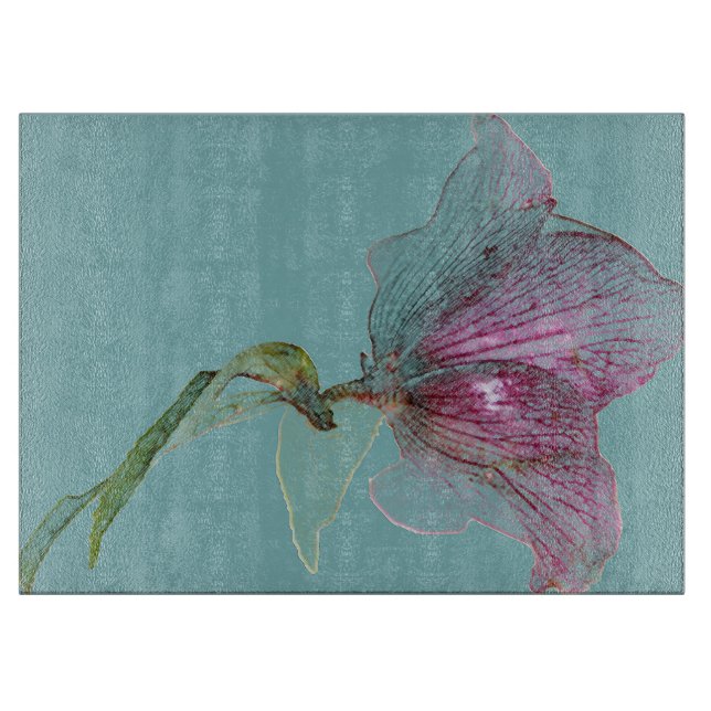 Tabla De Cortar Diseño elegante de flores (Anverso)