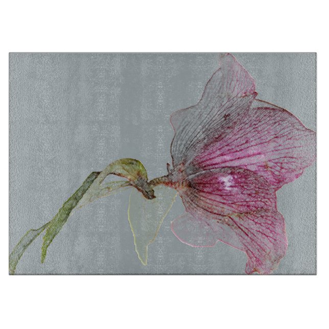 Tabla De Cortar Diseño elegante de flores (Anverso)