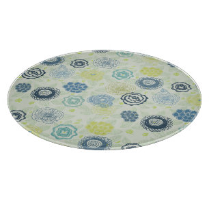 Tabla De Cortar Diseño floral elegante con flores adorables