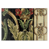 Diseño floral ornamental con las fronteras negras