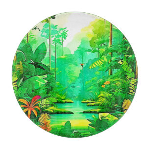 Tabla De Cortar Diseño forestal exótico