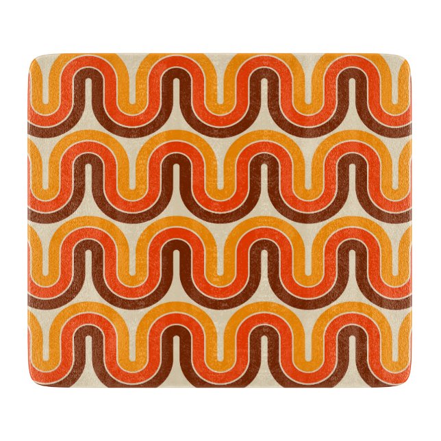 Tabla De Cortar Diseño geométrico de estilo 70 (Anverso)