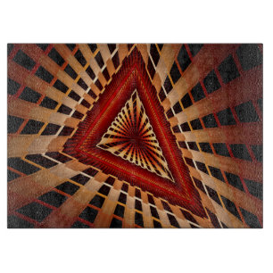 Tabla De Cortar Diseño gráfico moderno de fractal de red de fantas