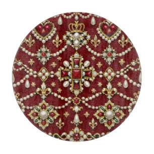 Tabla De Cortar Diseño inspirado en María Reina de Escocia Joyas M