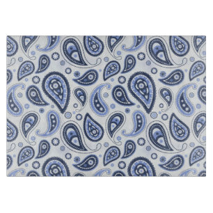 Tabla De Cortar Diseño Intrincado de Estampado Floral Paisley