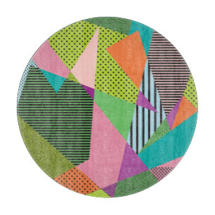 Tabla De Cortar Diseño moderno de marco Memphis creativo