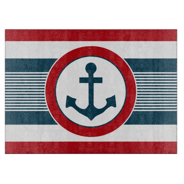 Tabla De Cortar Diseño náutico (Anverso)