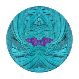 Tabla De Cortar Diseño original de Aqua 3D, Purple y Blue