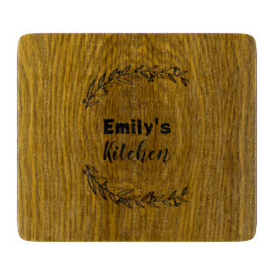 Tabla De Cortar Diseño personalizado de madera de color
