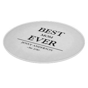 Tabla De Cortar Diseño personalizado simple Mejor mamá Regalo del