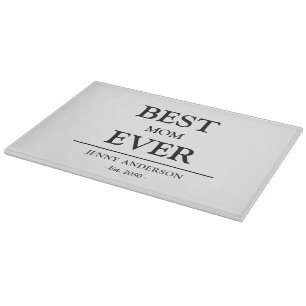 Tabla De Cortar Diseño personalizado simple Mejor mamá Regalo para