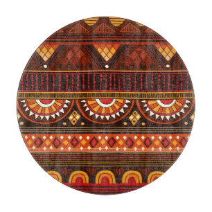 Tabla De Cortar Diseño tribal sin fisuras para diversos usos.