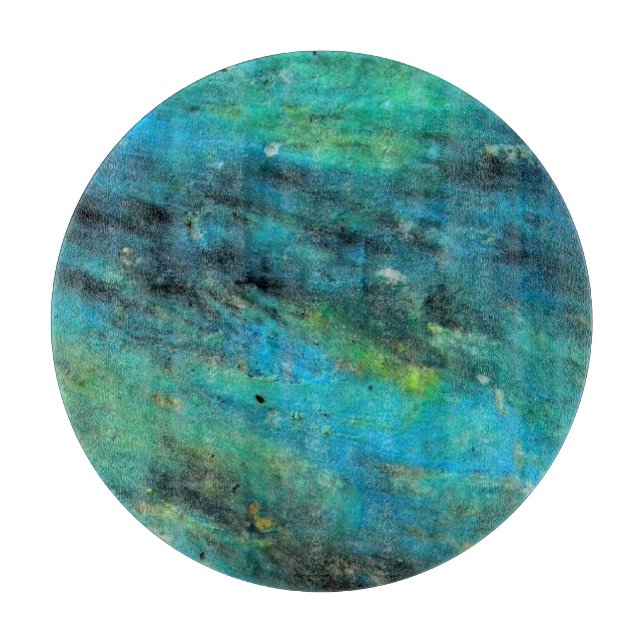 Tabla De Cortar Diseño turquesa (Anverso)