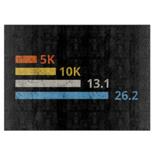 Tabla De Cortar Distancias de funcionamiento I - 5K 10K 13.1 26.2 