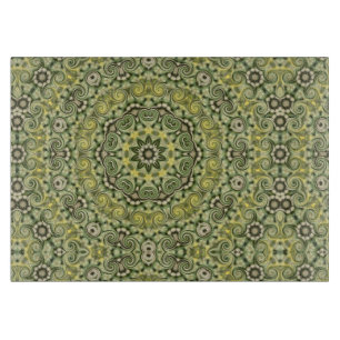 Tabla De Cortar Diversión con verde limón