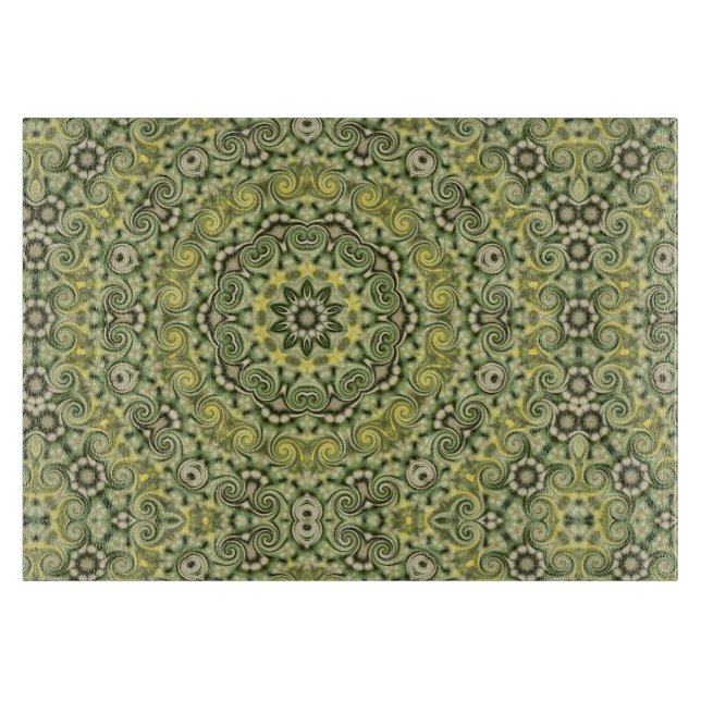 Tabla De Cortar Diversión con verde limón (Anverso)
