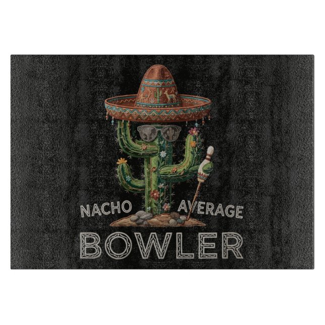 Tabla De Cortar Diversión de bolos no promedio (Anverso)