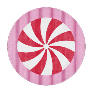 Tabla De Cortar Divertidos y Navidades rosas pimienta dulce