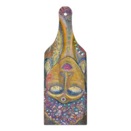 Tabla De Cortar Divine Feminine Buddha glass cutting board