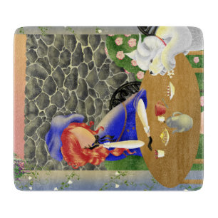 Tabla De Cortar Dog & Lady en el Café del Sunset 6x7