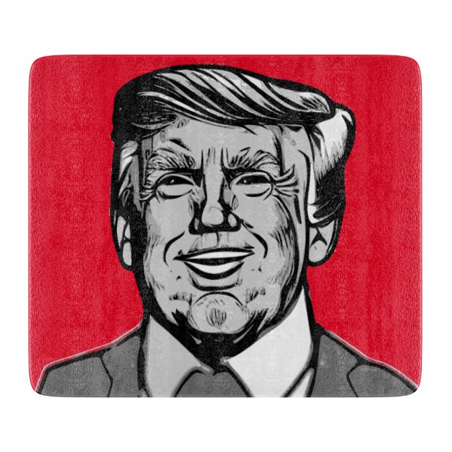 TABLA DE CORTAR DONALD TRUMP (Anverso)