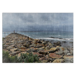 Tabla De Cortar Donde las rocas se encuentran con el mar - Punto d