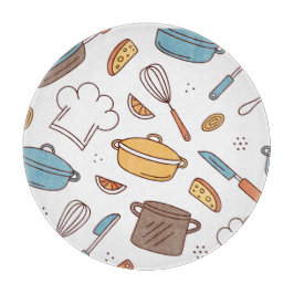 Tabla De Cortar Doodle de la cocina alegre