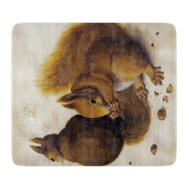 Tabla De Cortar Dos ardillas rojas (por Albrecht Dürer)