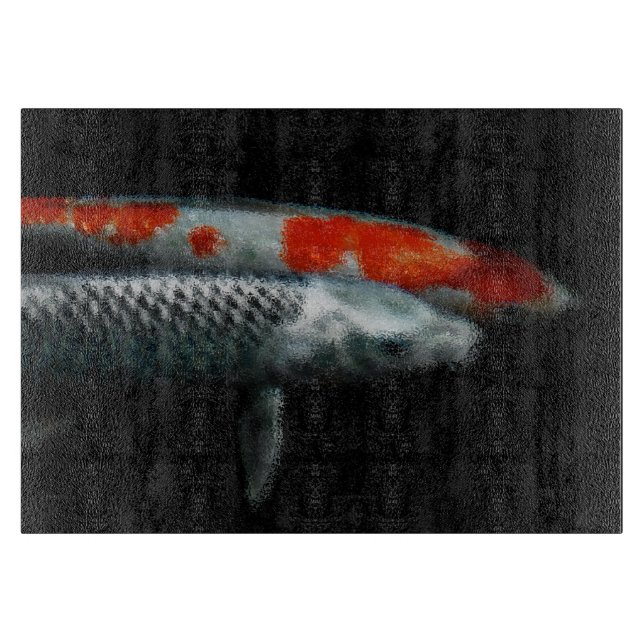 Tabla De Cortar Dos peces (Anverso)