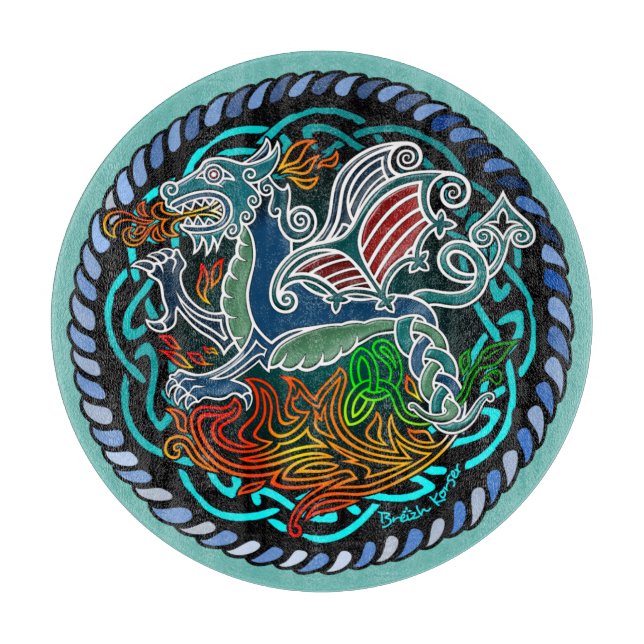 Tabla De Cortar Dragon celtique (Anverso)