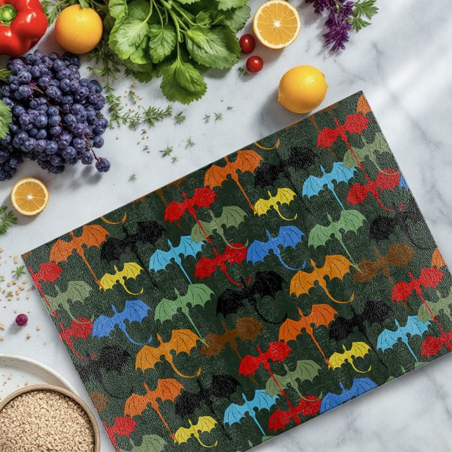 Tabla De Cortar Dragones Fantasía de Vuelo Verde (Subido por el creador)