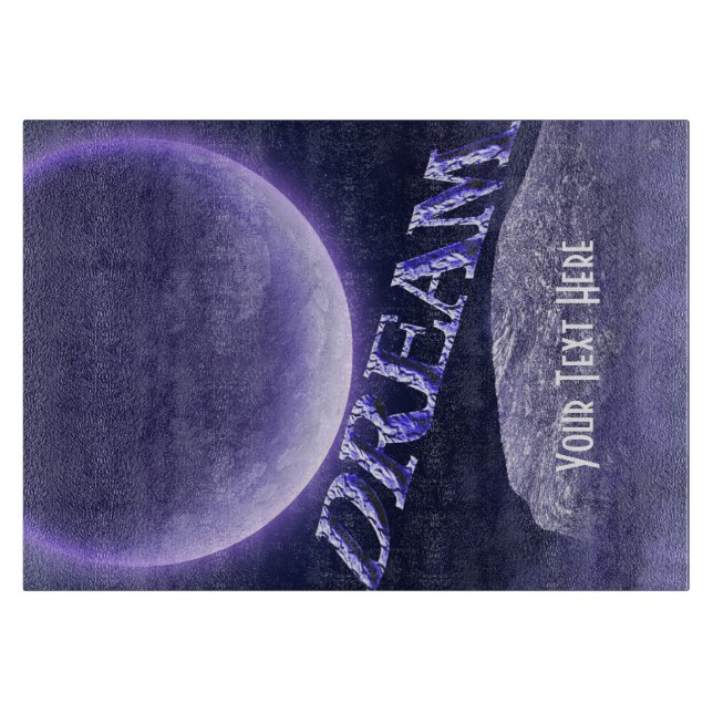 Tabla De Cortar Dream Fantasy Moon Sky Inspirador (Anverso)