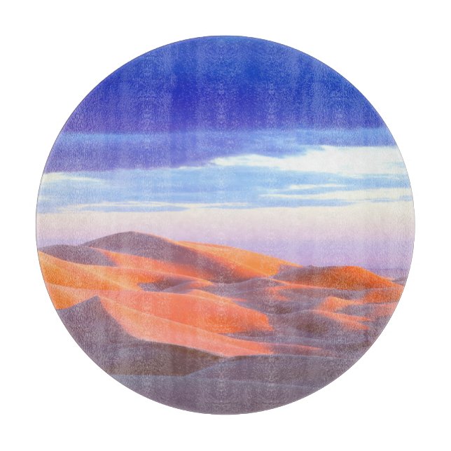 Tabla De Cortar Dunas de Glamis al atardecer (Anverso)