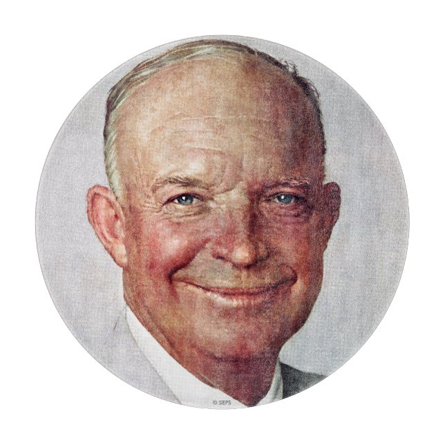 Tabla De Cortar Dwight D. Eisenhower (Anverso)