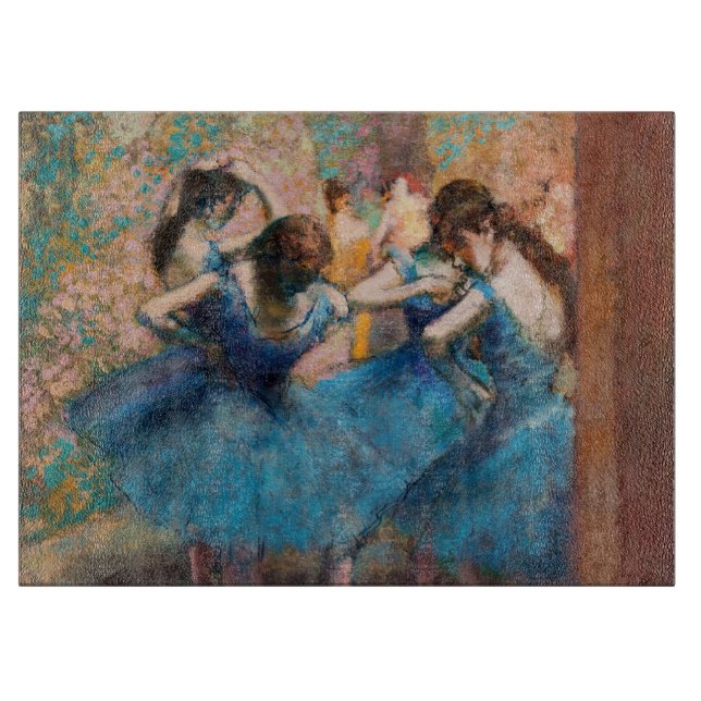 Tabla De Cortar Edgar Degas - Bailarinas en azul (Anverso)