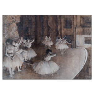 Tabla De Cortar Edgar Degas - Ensayo de ballet en el escenario