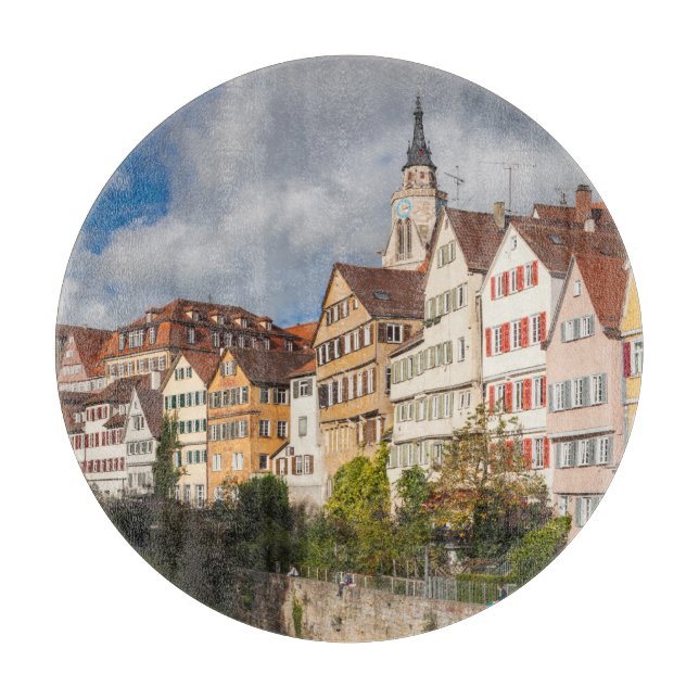 Tabla De Cortar Edificios del casco antiguo| Alemania (Anverso)