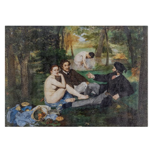 Tabla De Cortar Edouard Manet - Almuerzo en la hierba (Anverso)